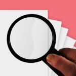 hand, magnifying glass, investigation